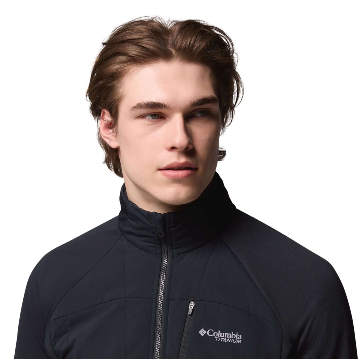 Columbia Men's Arctic Crest Hybrid Fleece Jacket Black / Small-Black / Medium-Black / Large-Black / X-Large-Black / XX-Large #- 53 Degrees North