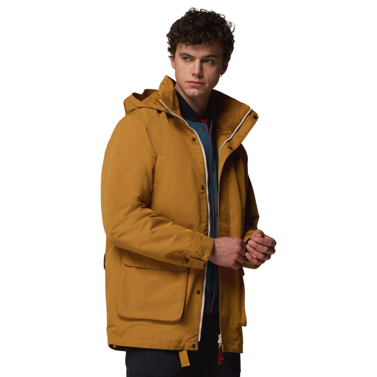 Columbia Men's High Cascades Interchange Reversible Bomber Maple Sugar / Small-Maple Sugar / Medium-Maple Sugar / Large-Maple Sugar / X-Large #- 53 Degrees North