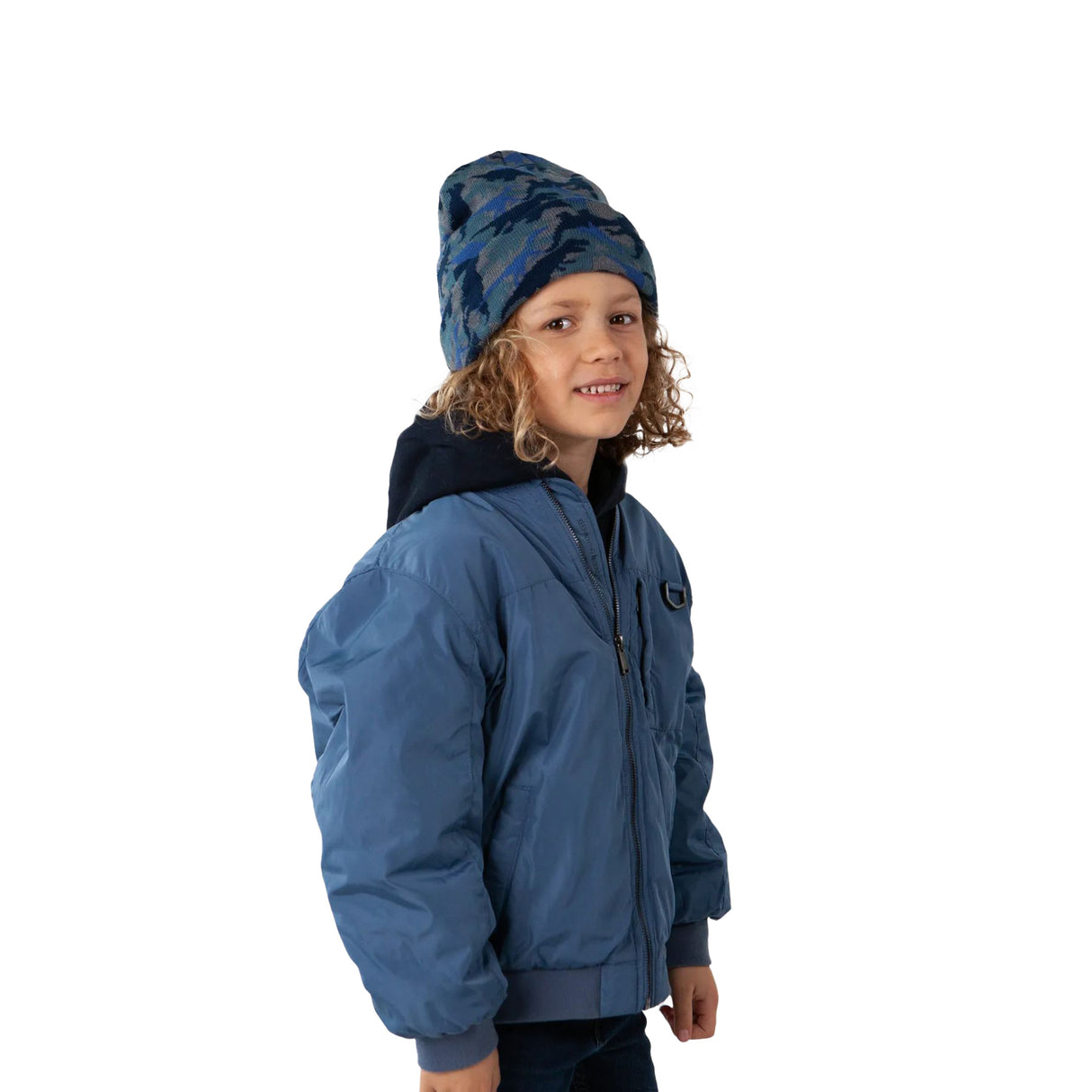 Barts Kids' Jeremiah Beanie Navy / 53-55cm-Rust / 53-55cm #- 53 Degrees North