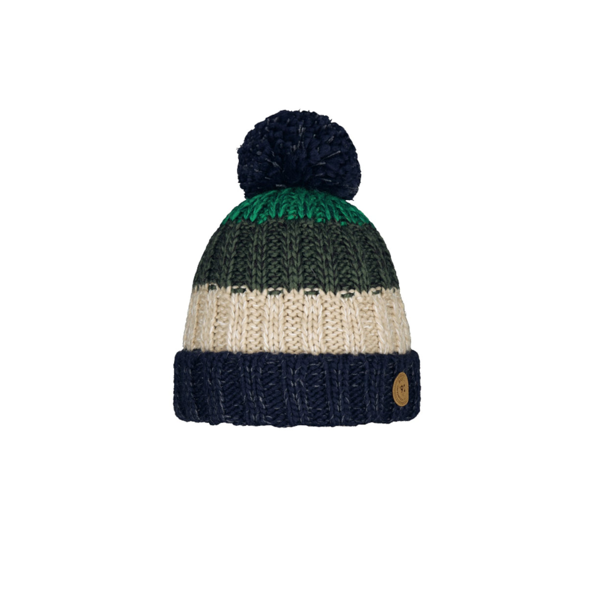 Barts Kids' Wilhelm Fleece Lined Beanie Yellow / 55cm-Green / 55cm #- 53 Degrees North