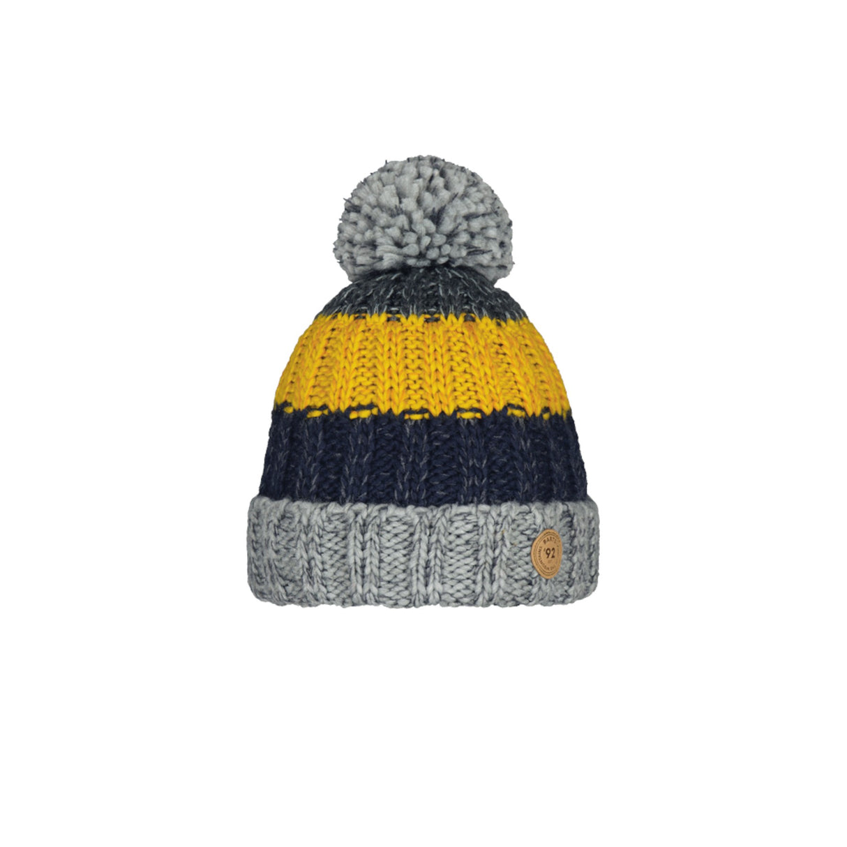 Barts Kids' Wilhelm Fleece Lined Beanie Yellow / 55cm-Green / 55cm #- 53 Degrees North