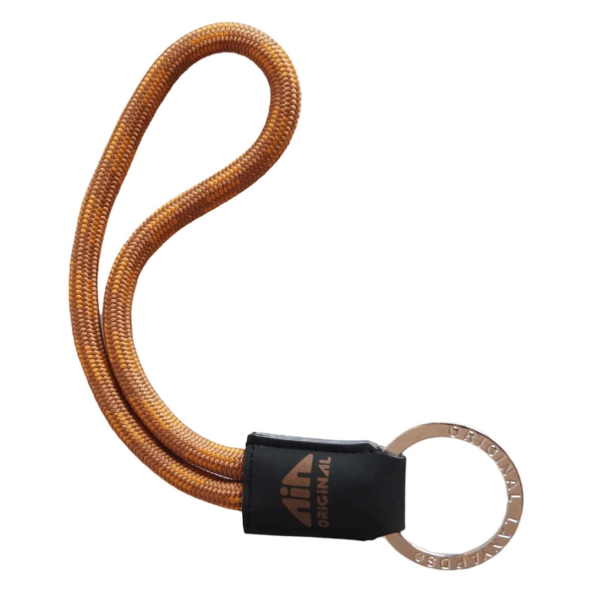 Original Short Keyring Golden-Black/Grey-Yellow/Light Blue-Sea Green #- 53 Degrees North