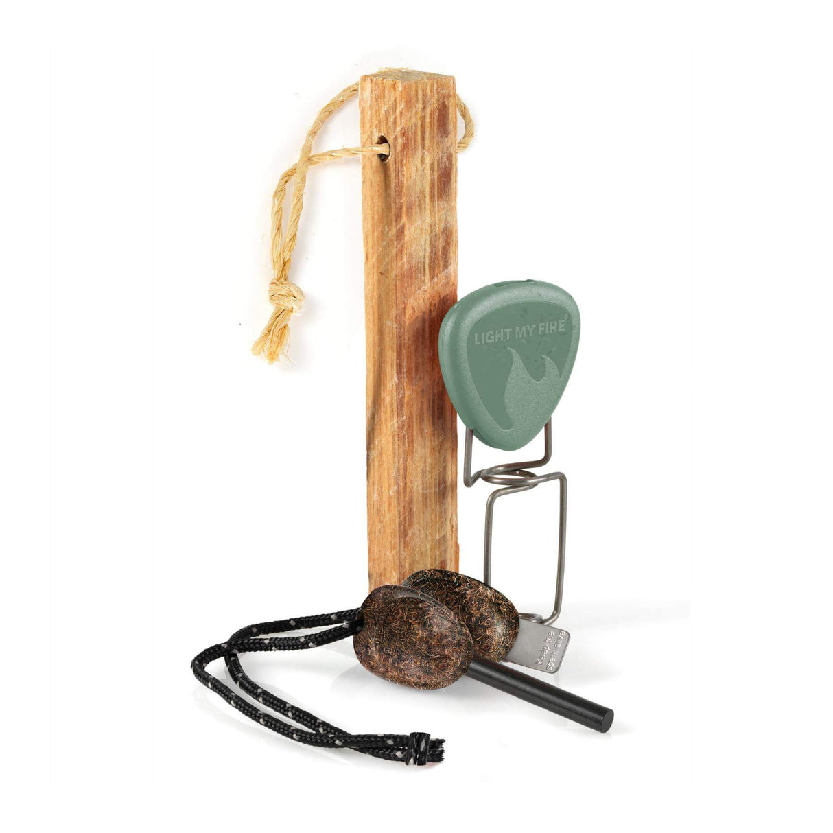 Light My Fire Firelighting Kit Sandy Green/Cocoshell-Hazy Blue/Rusty Orange - 53 Degrees North