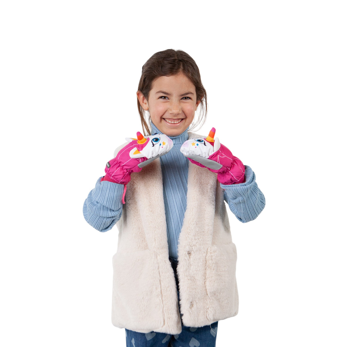 Barts Kids' Nylon Mitts 3D Fuchsia / Size 2-Fuchsia / Size 3-Fuchsia / Size 4-Green / Size 2-Green / Size 3 #- 53 Degrees North