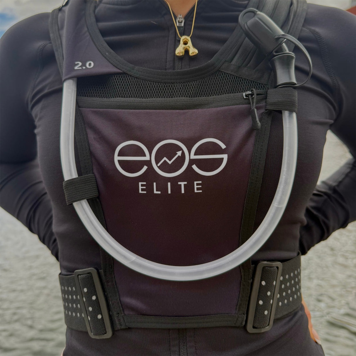 EOS Elite UltraLight 2.0 Running Vest Black-Pink #- 53 Degrees North
