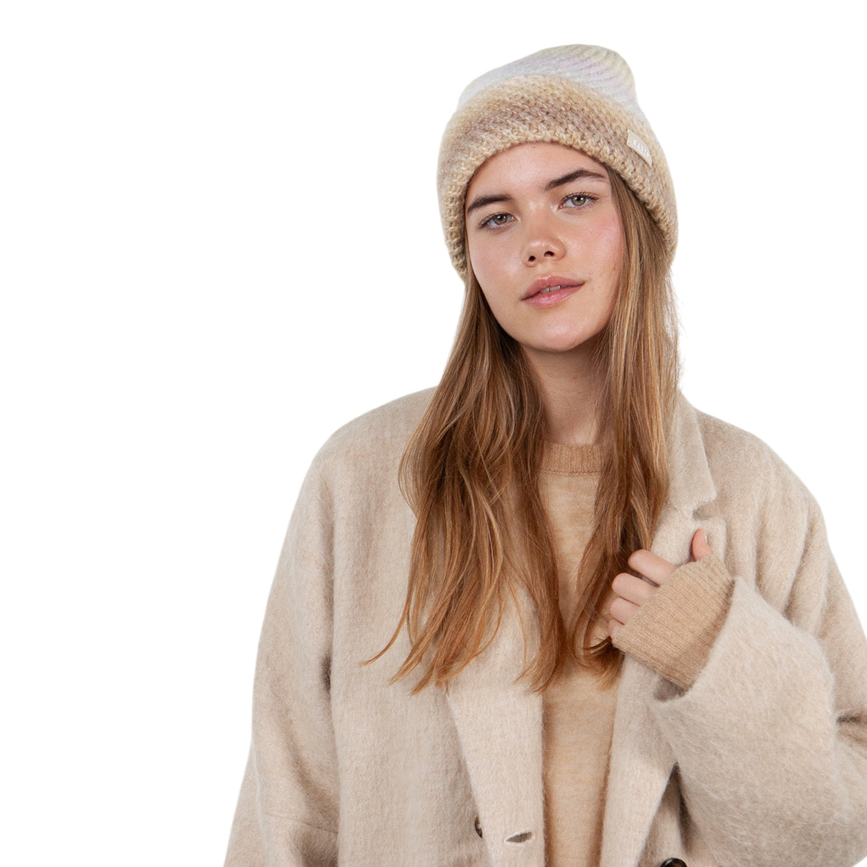 Barts Fanatail Turnup Berry-Beige #- 53 Degrees North