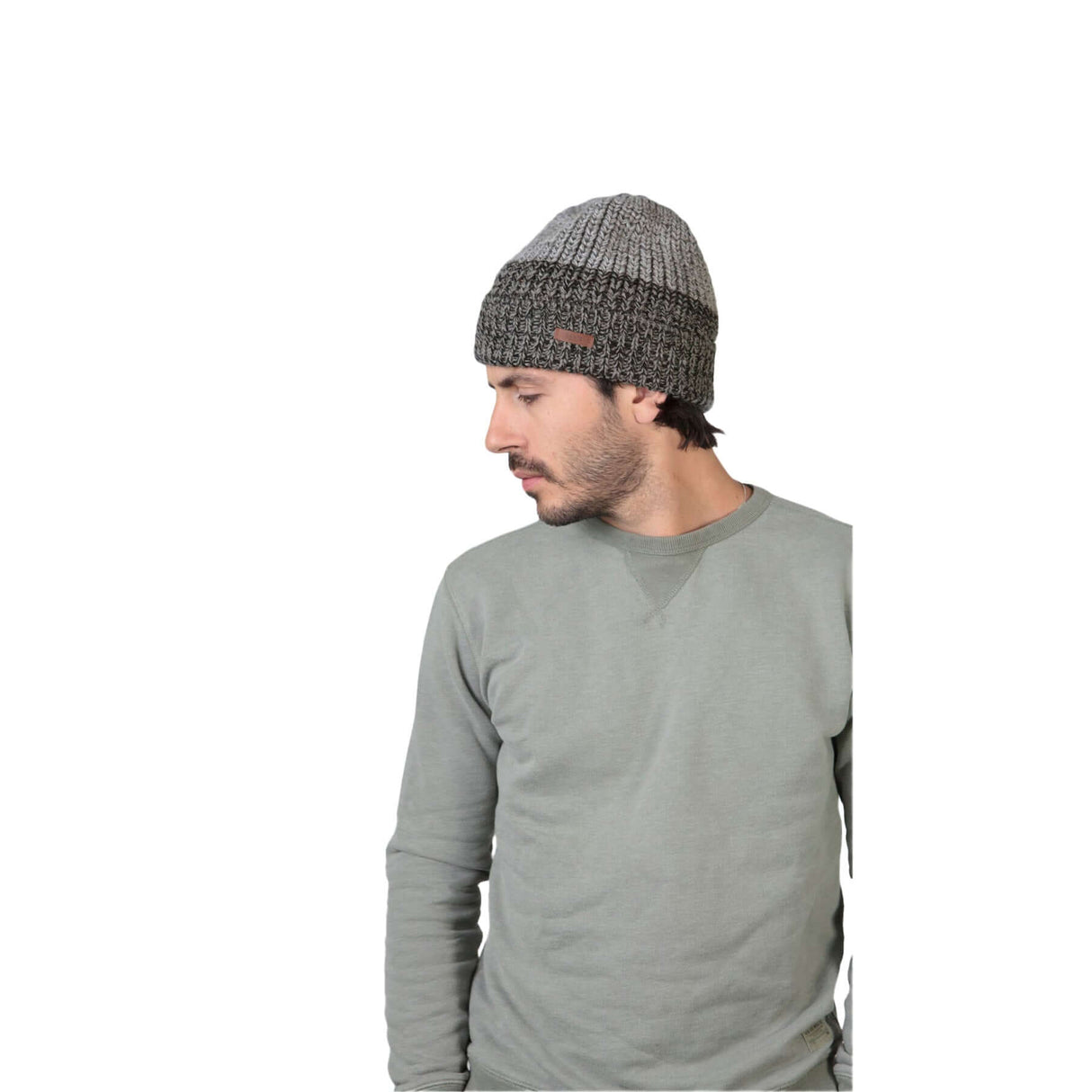 Barts Men's Arctic Beanie Black-Navy-Green #- 53 Degrees North