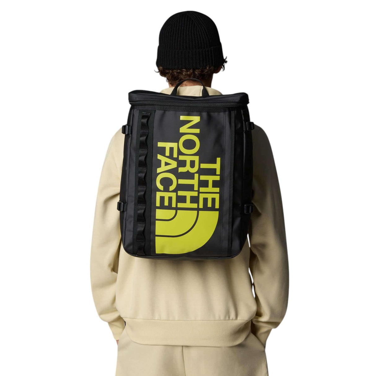 The North Face Base Camp Fuse Box Backpack Summit Gold/TNF Black-TNF Black/Sulphur Spring Green-TNF Black #- 53 Degrees North