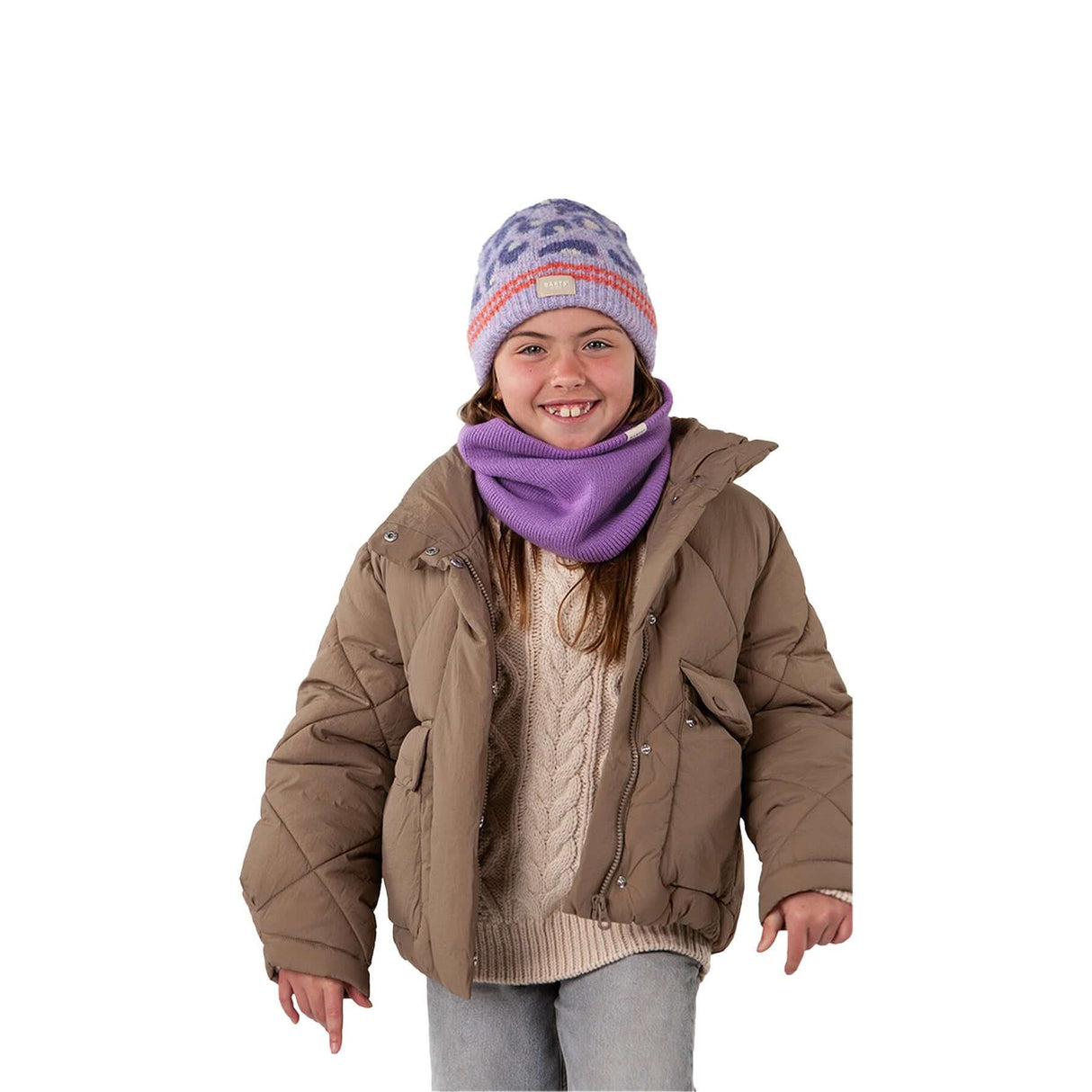 Barts Girls' Dahlea Beanie Lilac / Size 55 #- 53 Degrees North