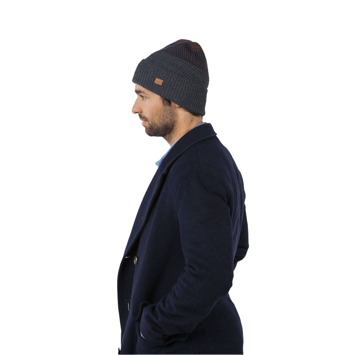 Barts Men's Miguen Beanie Navy-Black #- 53 Degrees North