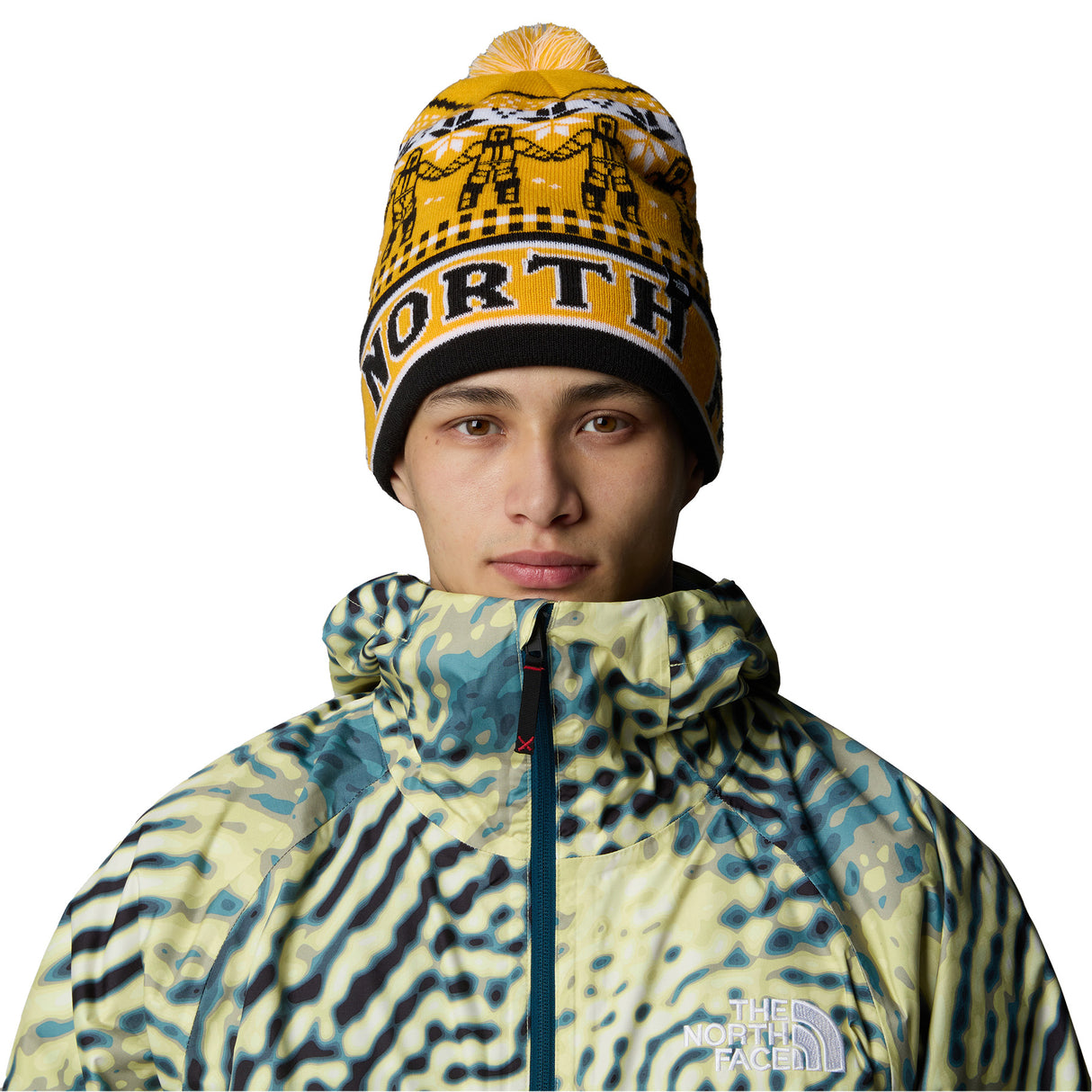 The North Face Ski Tuke Gardenia White-Summit Gold-Cornflower Blue #- 53 Degrees North