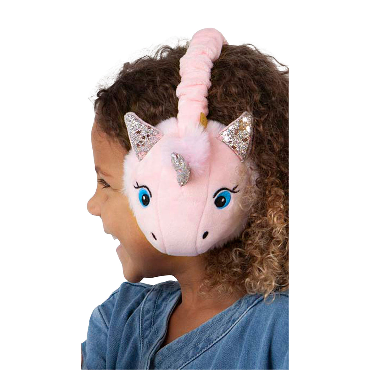 Barts Kids' Unicorna Earmuffs Pink-White #- 53 Degrees North