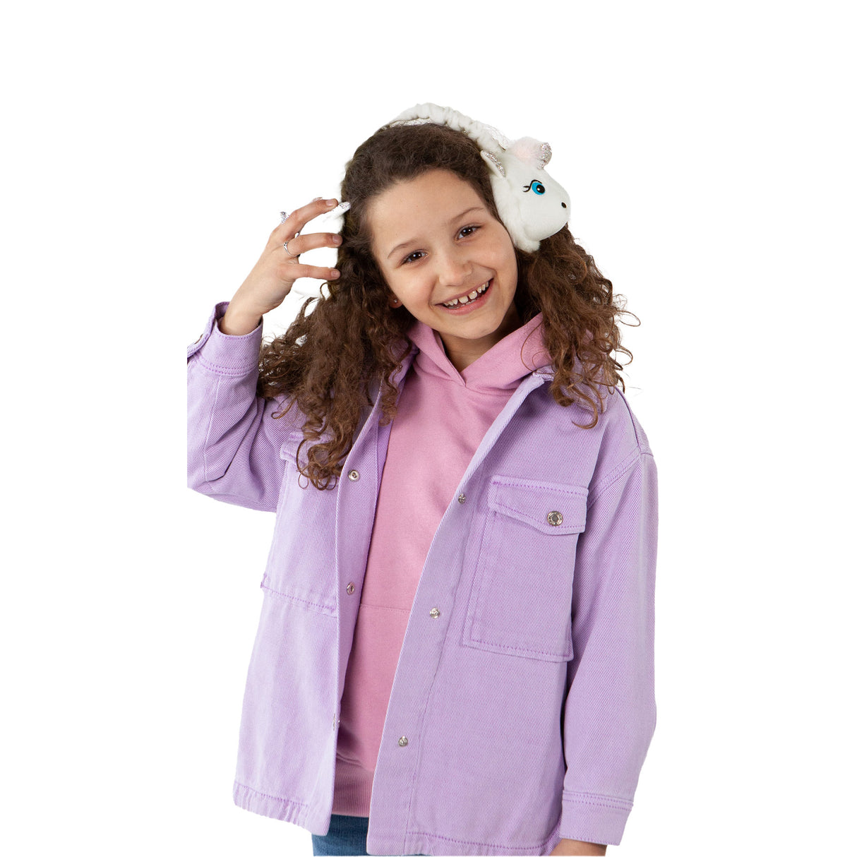 Barts Kids' Unicorna Earmuffs Pink-White #- 53 Degrees North