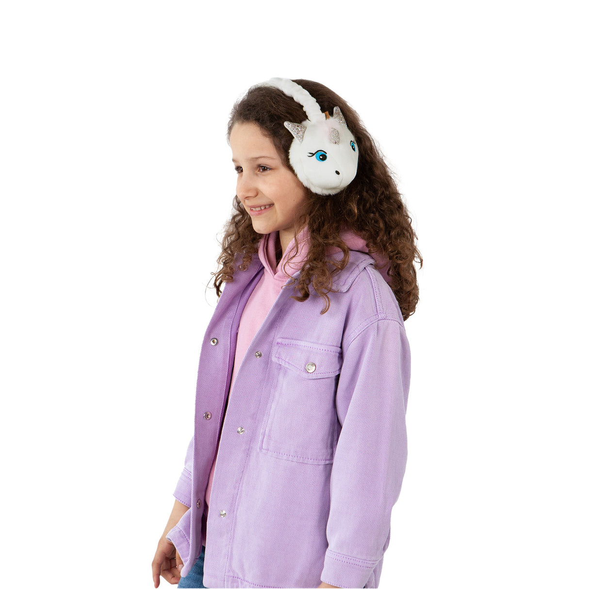 Barts Kids' Unicorna Earmuffs Pink-White #- 53 Degrees North
