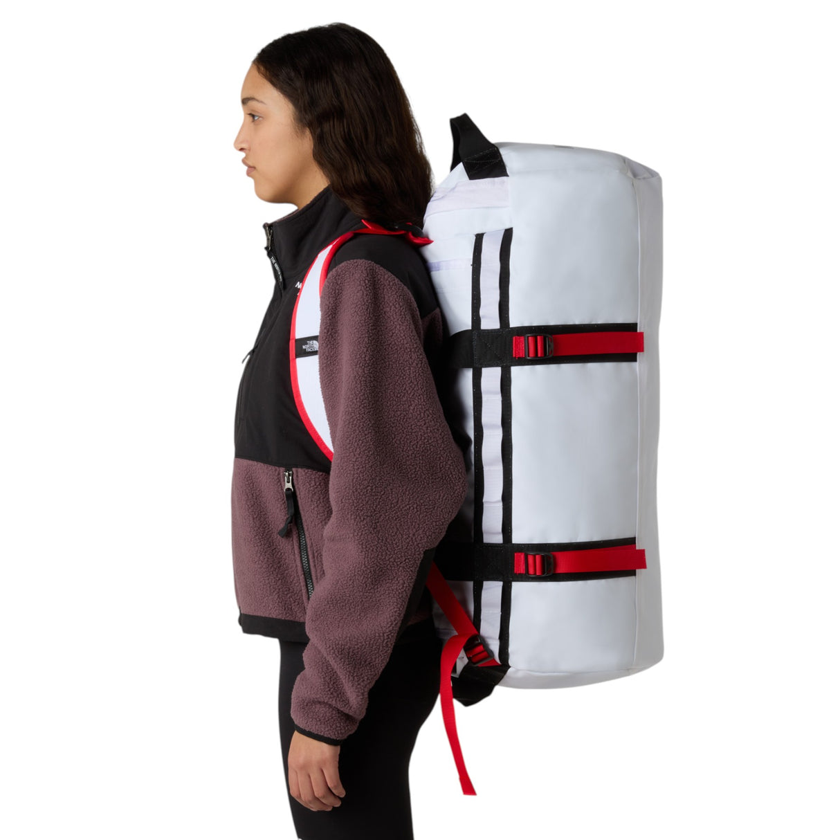 The North Face Base Camp Duffel Bag - Medium TNF Black/TNF White-TNF Red-TNF Black-TNF Black-Summit Gold-TNF Black-Summit Navy-TNF Black #- 53 Degrees North