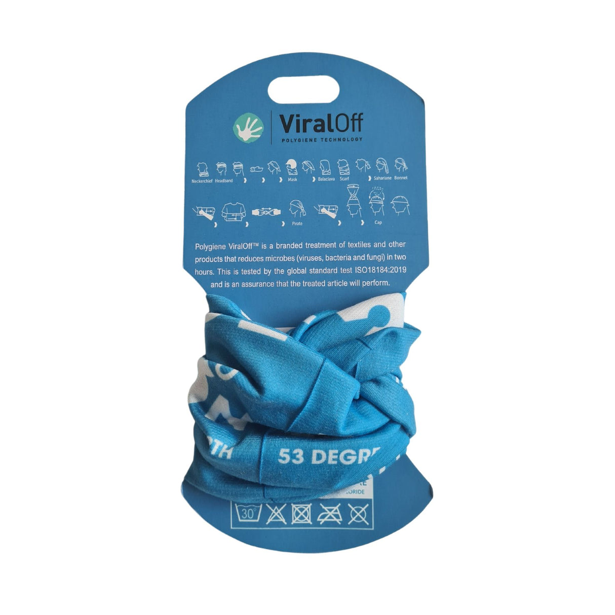53 Degrees North Viral Off Neck Gaiter Blue - 53 Degrees North