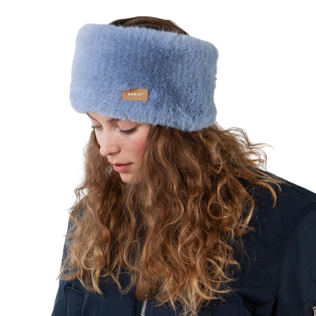 Barts Morade Faux Fur Headband Blue-Pink-Lilac #- 53 Degrees North