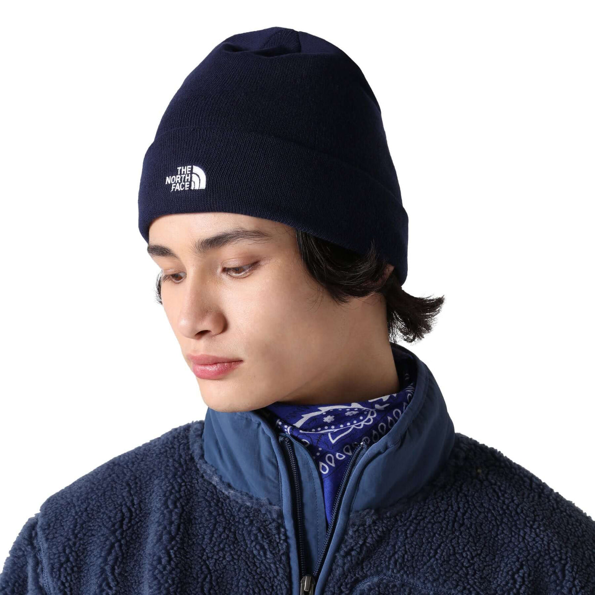 The North Face Norm Beanie Bark Mist-Sumac-Summit Navy-TNF Black-Beetroot #- 53 Degrees North