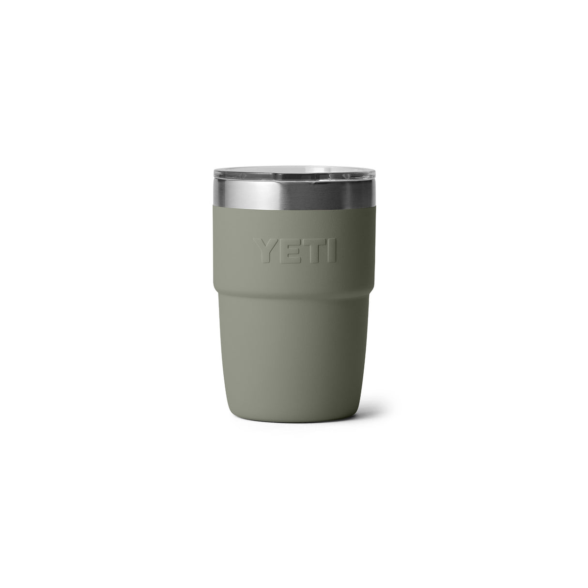 YETI Rambler 8 oz (237 ml) Ceramic Lined Stackable Cup Olive/King Crab Orange - 53 Degrees North