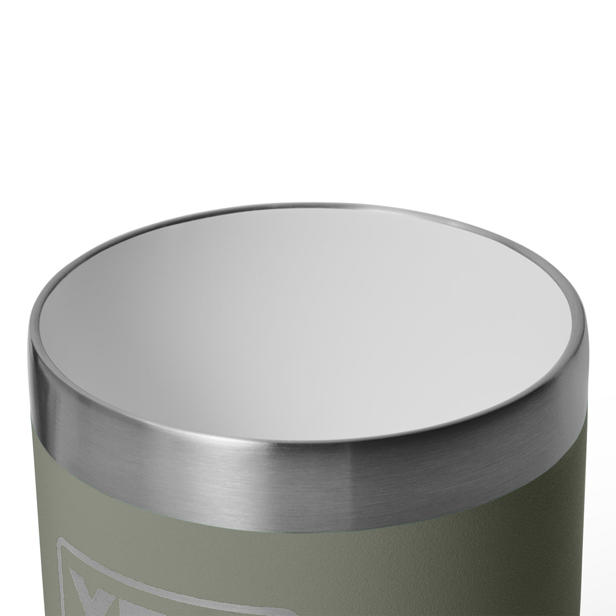 YETI Rambler 8 oz (237 ml) Ceramic Lined Stackable Cup Olive/King Crab Orange - 53 Degrees North