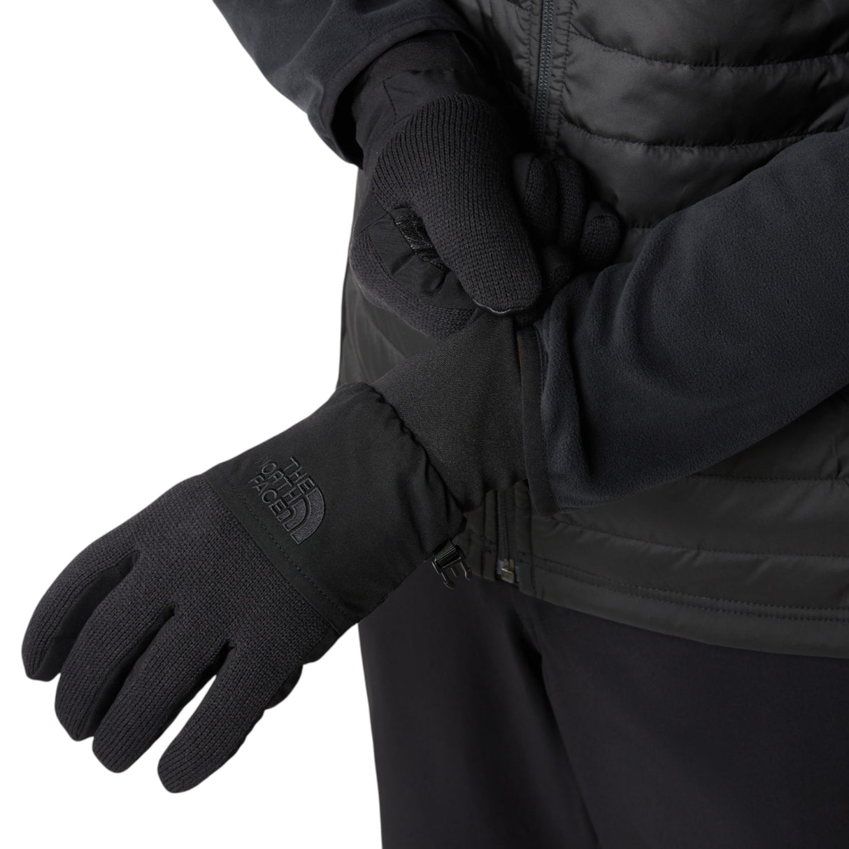 The North Face Men's Front Range Fleece Gloves TNF Black Heather / Small-TNF Black Heather / Medium-TNF Black Heather / Large-TNF Black Heather / X-Large #- 53 Degrees North