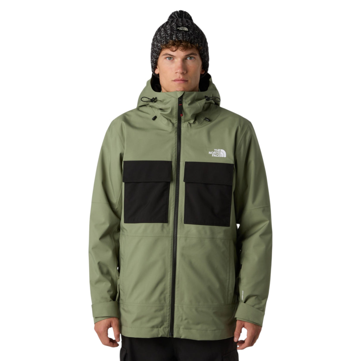 The North Face Men's Fourbarrel Triclimate Jacket Bark Mist/TNF Black / Small-Bark Mist/TNF Black / Medium-Bark Mist/TNF Black / Large-Bark Mist/TNF Black / X-Large-Bark Mist/TNF Black / XX-Large #- 53 Degrees North