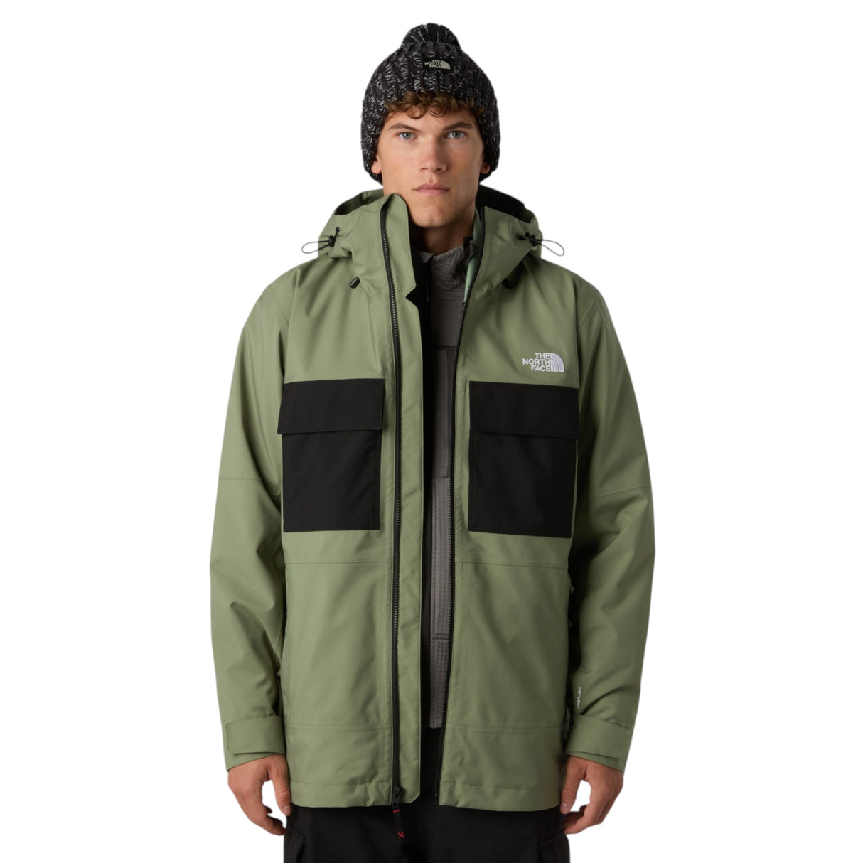 The North Face Men's Fourbarrel Triclimate Jacket Bark Mist/TNF Black / Small-Bark Mist/TNF Black / Medium-Bark Mist/TNF Black / Large-Bark Mist/TNF Black / X-Large-Bark Mist/TNF Black / XX-Large #- 53 Degrees North