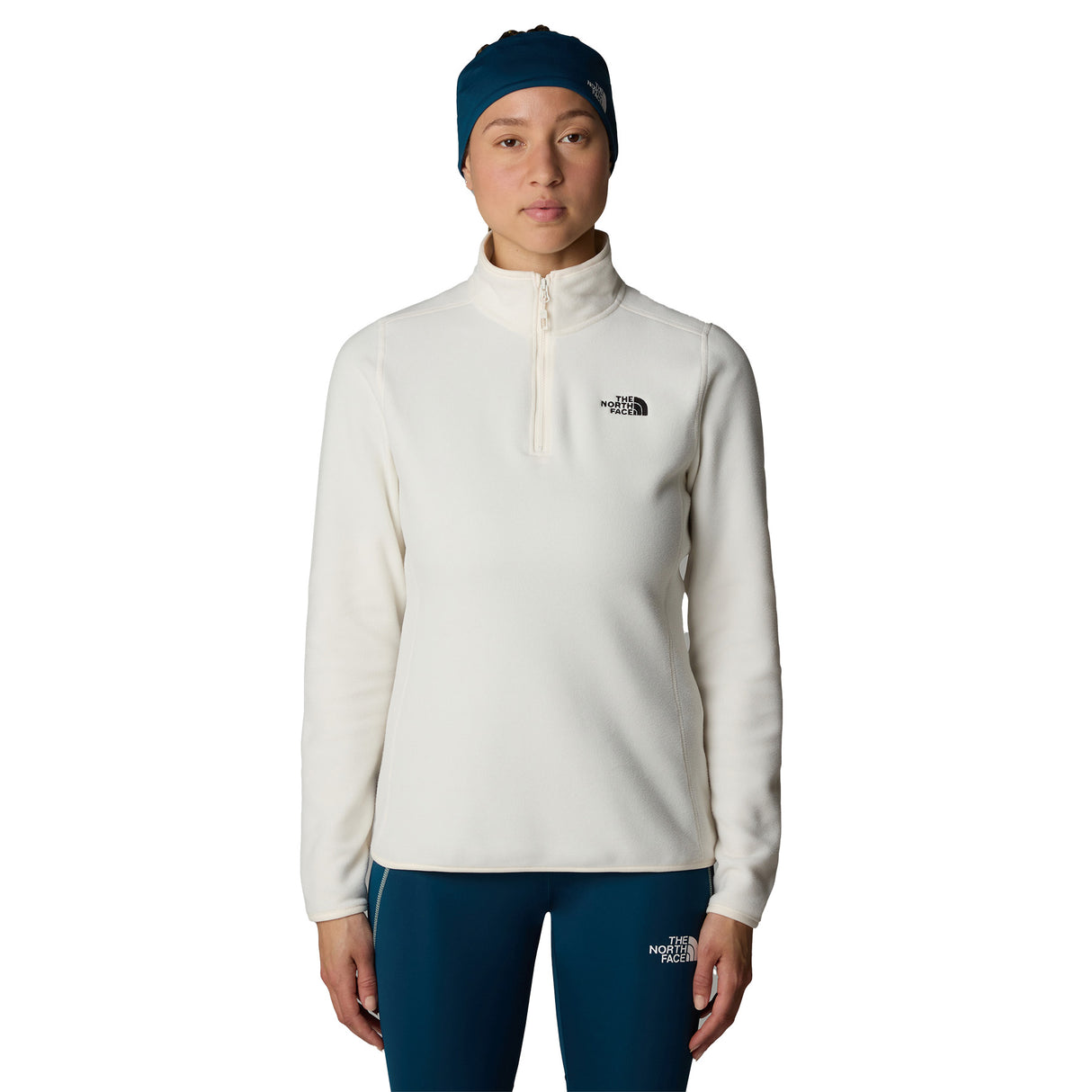 The North Face Women's 100 Glacier 1/4 Zip Fleece Midnight Petrol / X-Small-Midnight Petrol / Small-Midnight Petrol / Medium-Midnight Petrol / Large-Midnight Petrol / X-Large #- 53 Degrees North