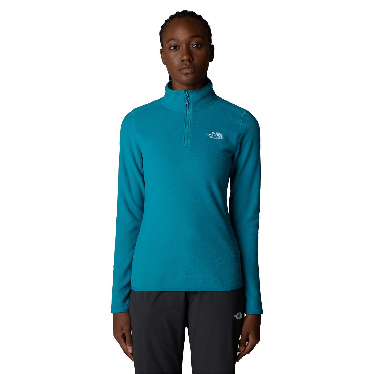 The North Face Women's 100 Glacier 1/4 Zip Fleece Midnight Petrol / X-Small-Midnight Petrol / Small-Midnight Petrol / Medium-Midnight Petrol / Large-Midnight Petrol / X-Large #- 53 Degrees North