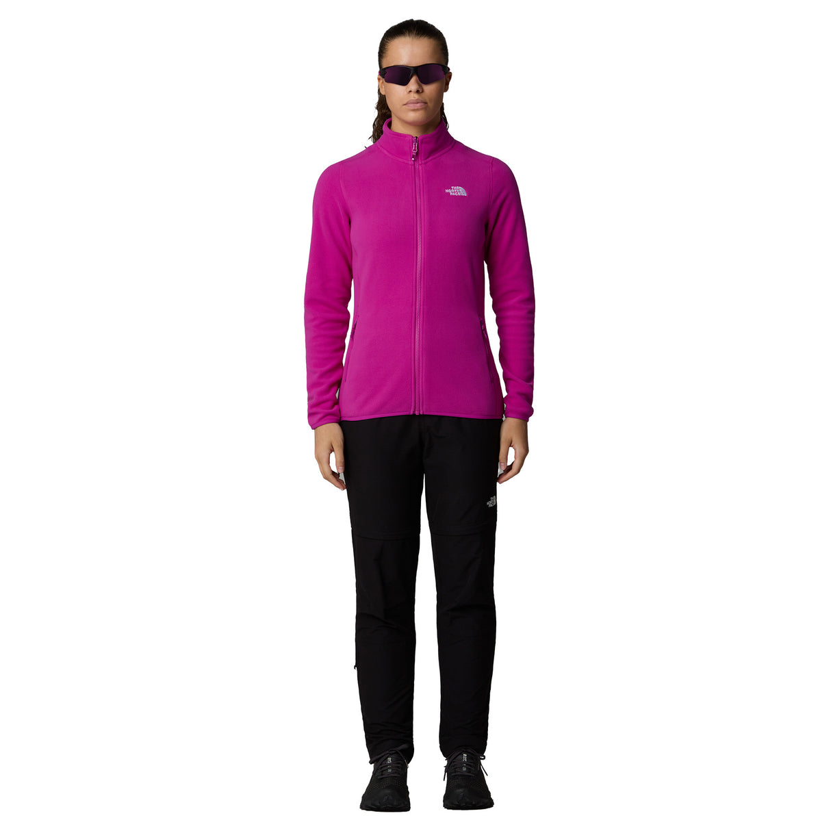 The North Face Women's 100 Glacier Full Zip Deep Mulberry / X-Small-Deep Mulberry / Small-Deep Mulberry / Medium-Deep Mulberry / Large-Deep Mulberry / X-Large #- 53 Degrees North