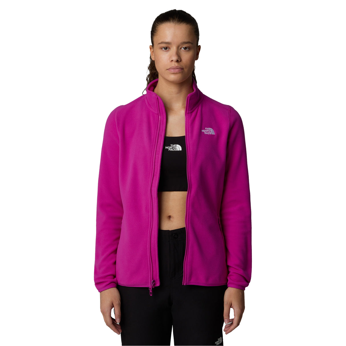 The North Face Women's 100 Glacier Full Zip Deep Mulberry / X-Small-Deep Mulberry / Small-Deep Mulberry / Medium-Deep Mulberry / Large-Deep Mulberry / X-Large #- 53 Degrees North