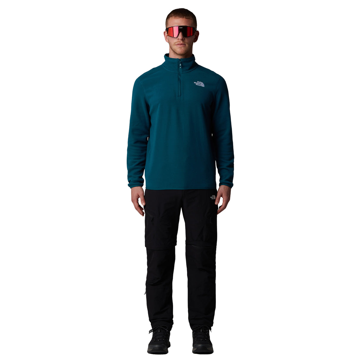 The North Face Men's 100 Glacier 1/4 Zip Fleece Pullover Midnight Petrol / Small-Midnight Petrol / Medium-Midnight Petrol / Large-Midnight Petrol / X-Large-Midnight Petrol / XX-Large #- 53 Degrees North