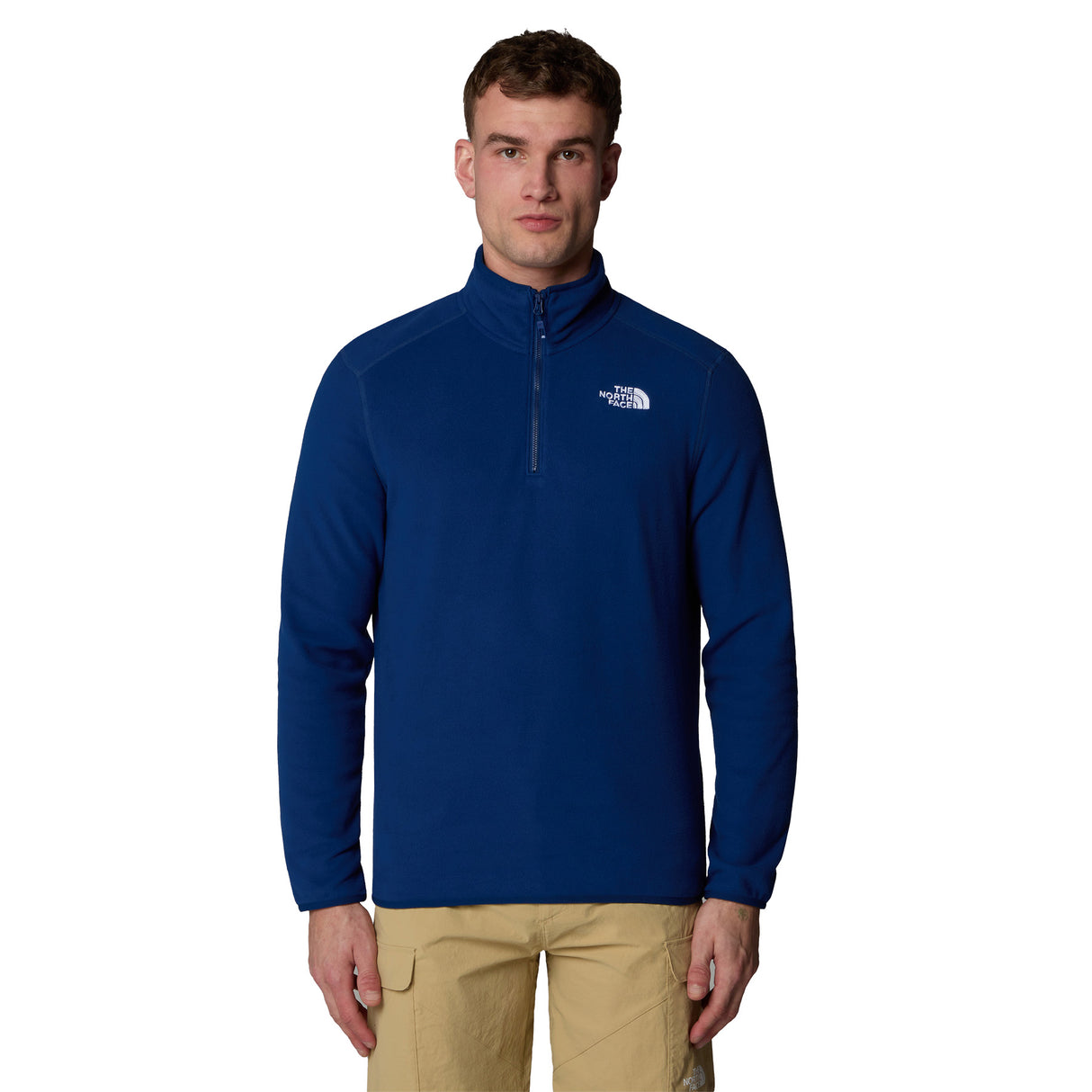 The North Face Men's 100 Glacier 1/4 Zip Fleece Pullover Midnight Petrol / Small-Midnight Petrol / Medium-Midnight Petrol / Large-Midnight Petrol / X-Large-Midnight Petrol / XX-Large #- 53 Degrees North