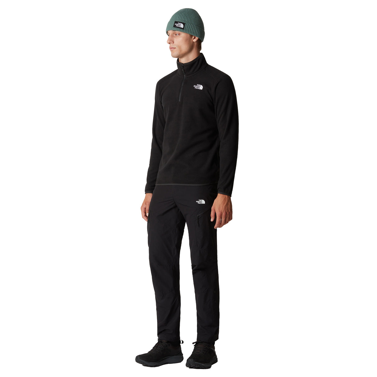 The North Face Men's 100 Glacier 1/4 Zip Fleece Pullover Midnight Petrol / Small-Midnight Petrol / Medium-Midnight Petrol / Large-Midnight Petrol / X-Large-Midnight Petrol / XX-Large #- 53 Degrees North