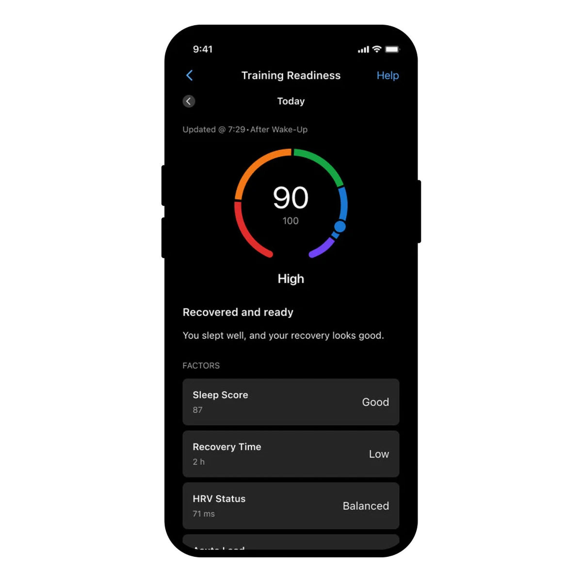 Garmin CIRQA Smart Band Black / Large/X-Large - 53 Degrees North