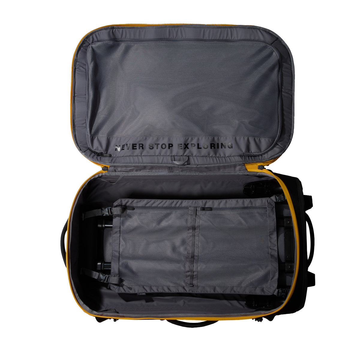 The North Face Base Camp Rolling Thunder 28" Wheeled Travel Bag - 95L Summit Gold/TNF Black - 53 Degrees North