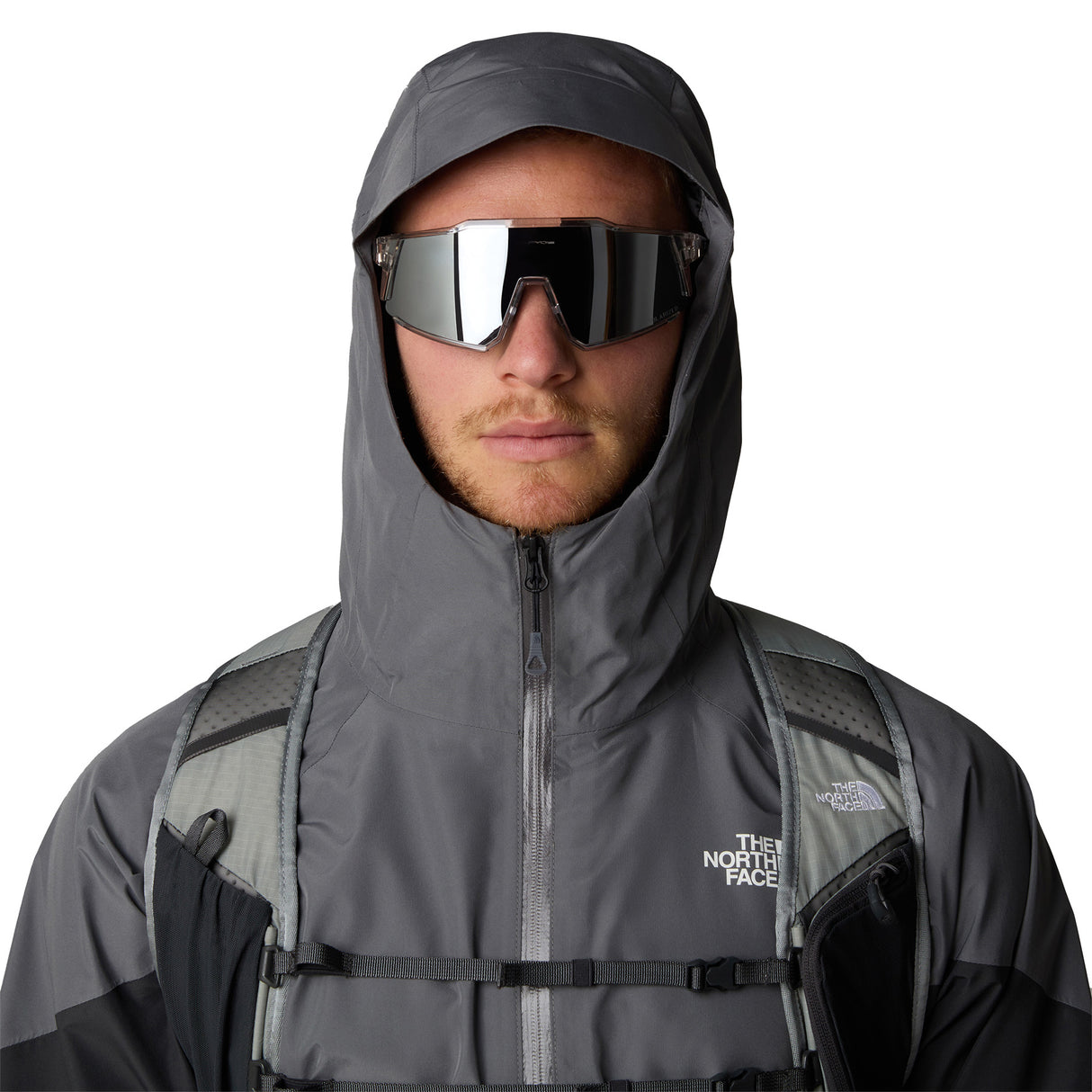 The North Face Men's Lightning Zip-In Waterproof Jacket Asphalt Grey/Mineral Ink / Small-Asphalt Grey/Mineral Ink / Medium-Asphalt Grey/Mineral Ink / Large-Asphalt Grey/Mineral Ink / X-Large-Asphalt Grey/Mineral Ink / XX-Large #- 53 Degrees North