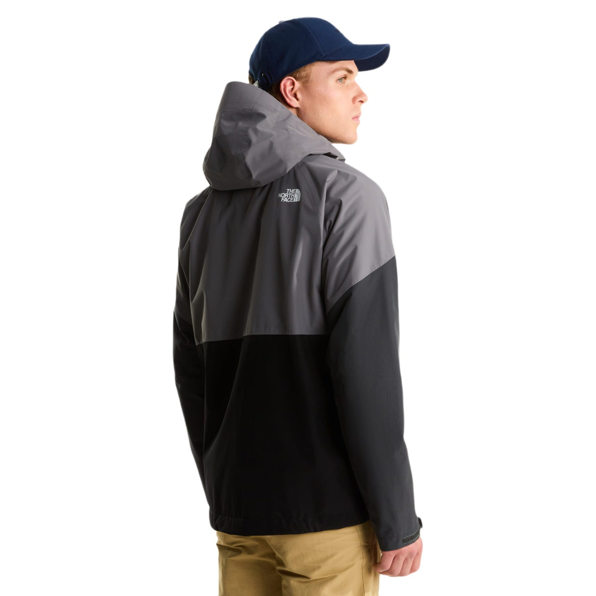 The North Face Men's Lightning Zip-In Waterproof Jacket TNF Black/Smoked Pearl / Small-TNF Black/Smoked Pearl / Medium-TNF Black/Smoked Pearl / Large-TNF Black/Smoked Pearl / X-Large-TNF Black/Smoked Pearl / XX-Large #- 53 Degrees North