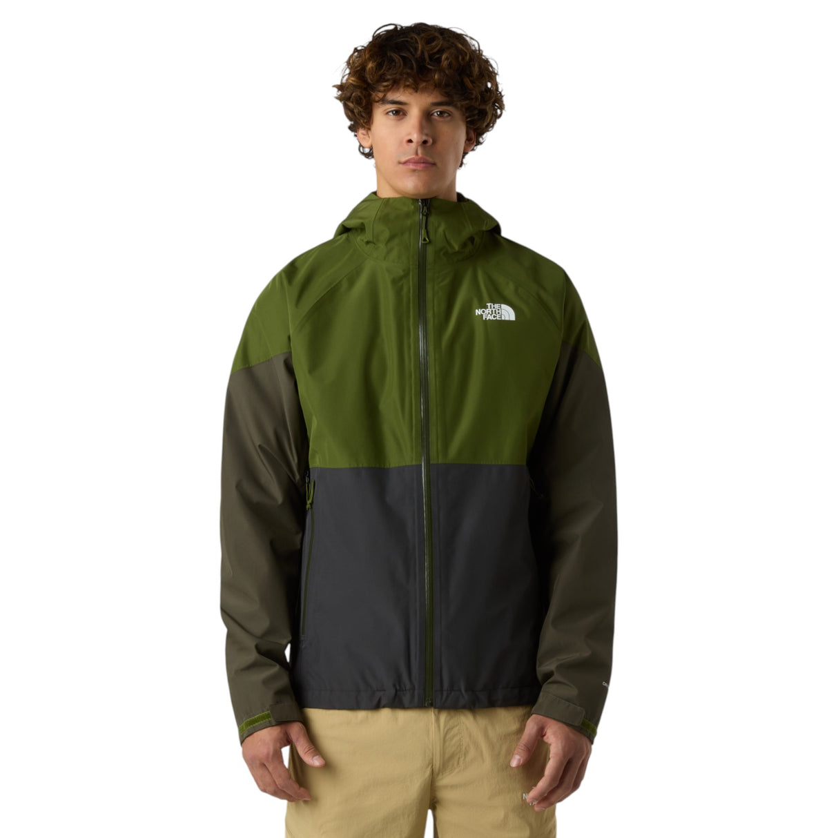 The North Face Men's Lightning Zip-In Waterproof Jacket TNF Black/Smoked Pearl / Small-TNF Black/Smoked Pearl / Medium-TNF Black/Smoked Pearl / Large-TNF Black/Smoked Pearl / X-Large-TNF Black/Smoked Pearl / XX-Large #- 53 Degrees North