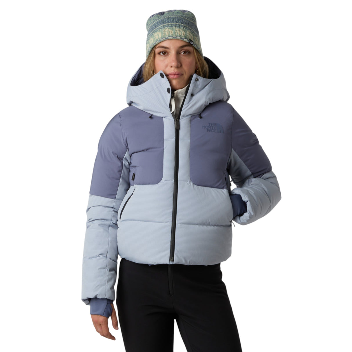 The North Face Women's Cold Spell Cropped Down Jacket Blue Flax/Twilight Gala / X-Small-Blue Flax/Twilight Gala / Small-Blue Flax/Twilight Gala / Medium-Blue Flax/Twilight Gala / Large #- 53 Degrees North