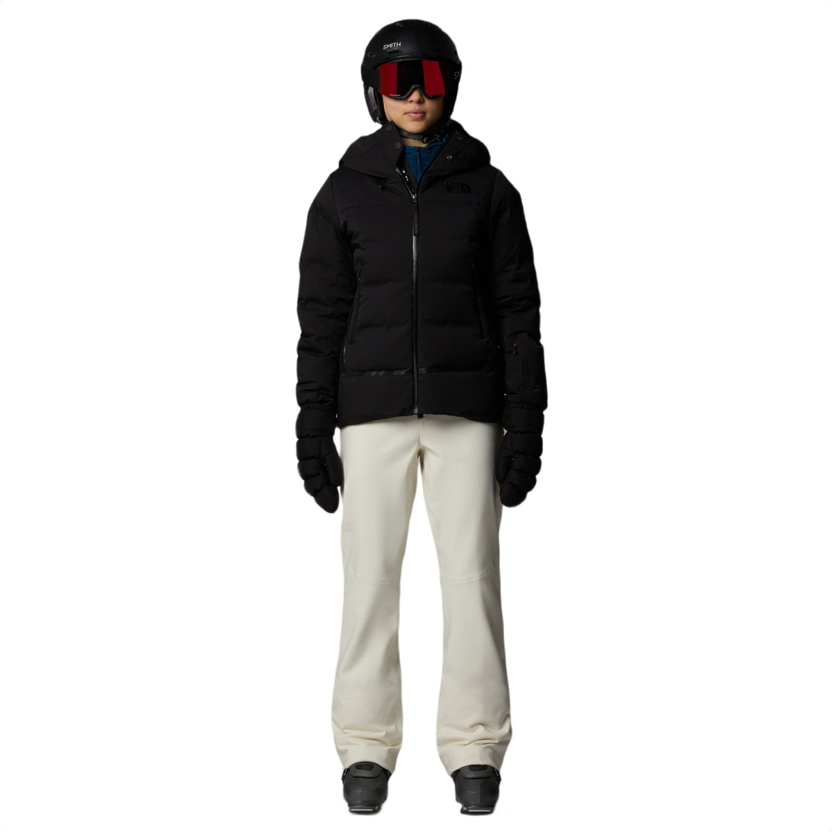 The North Face Women's Snoga Softshell Ski Trousers White Dune - 53 Degrees North