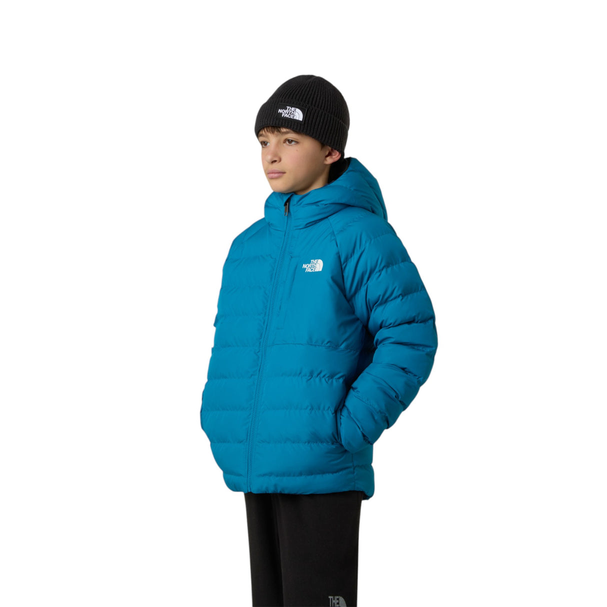 The North Face Boys' Reversible Perrito Hooded Jacket Dusk Blue / Age 5-6-Dusk Blue / Age 7-8-Dusk Blue / Age 9-10-Dusk Blue / Age 11-12-Dusk Blue / Age 14-16 #- 53 Degrees North