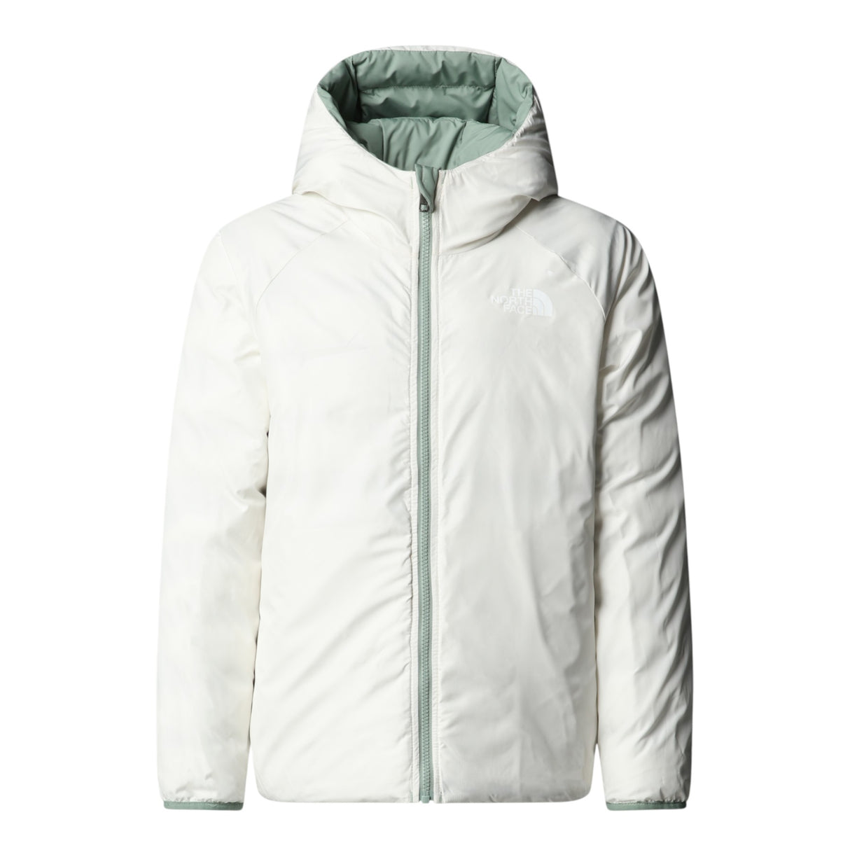 The North Face Girls' Reversible Perrito Hooded Jacket Slate Moss / Age 5-6-Slate Moss / Age 7-8-Slate Moss / Age 9-10-Slate Moss / Age 11-12-Slate Moss / Age 14-16 #- 53 Degrees North