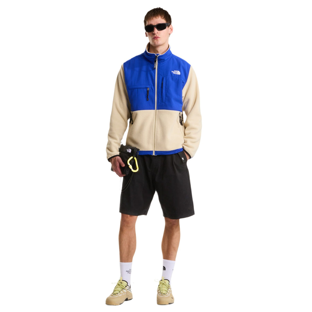 The North Face Men's Retro Denali Fleece Jacket Desert Stone/TNF Blue / Small-Desert Stone/TNF Blue / Medium-Desert Stone/TNF Blue / Large-Desert Stone/TNF Blue / X-Large - 53 Degrees North