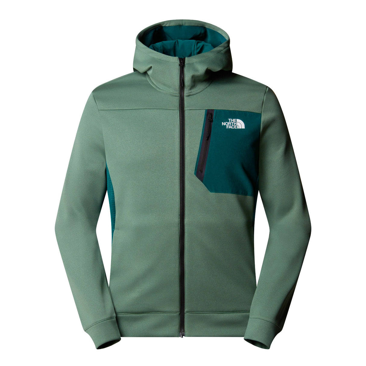 The North Face Men's Mountain Athletics Full Zip Fleece Jacket Duck Green/Deep Nori / Small-Duck Green/Deep Nori / Medium-Duck Green/Deep Nori / Large-Duck Green/Deep Nori / X-Large-Mystic Haze/Pearl Mist / Small #- 53 Degrees North