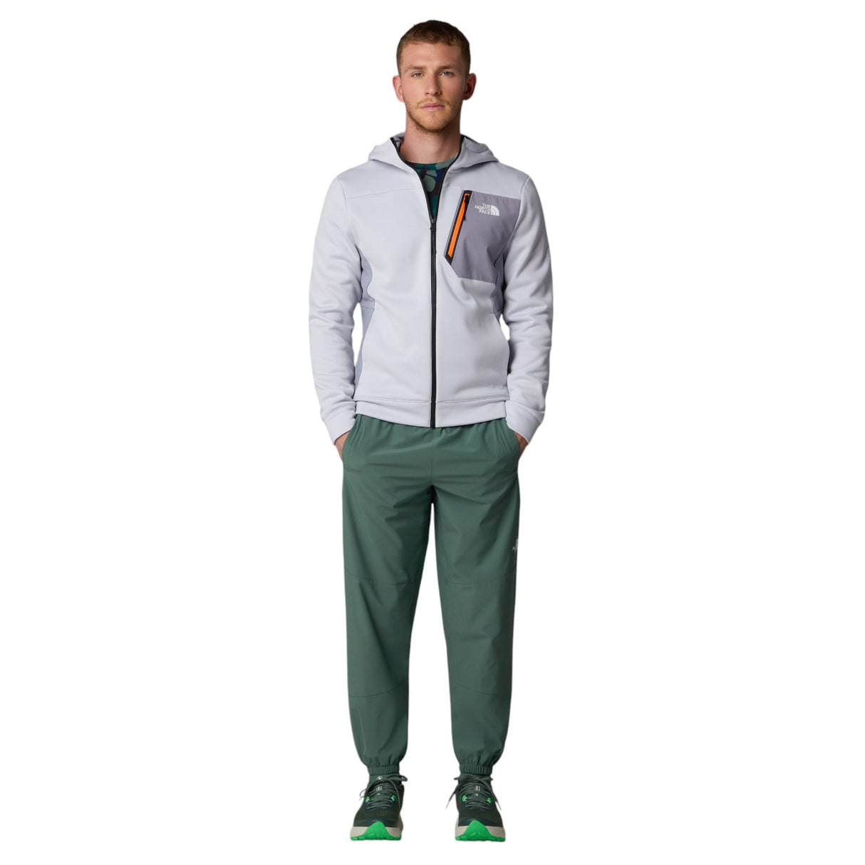 The North Face Men's Mountain Athletics Full Zip Fleece Jacket Duck Green/Deep Nori / Small-Duck Green/Deep Nori / Medium-Duck Green/Deep Nori / Large-Duck Green/Deep Nori / X-Large-Mystic Haze/Pearl Mist / Small #- 53 Degrees North