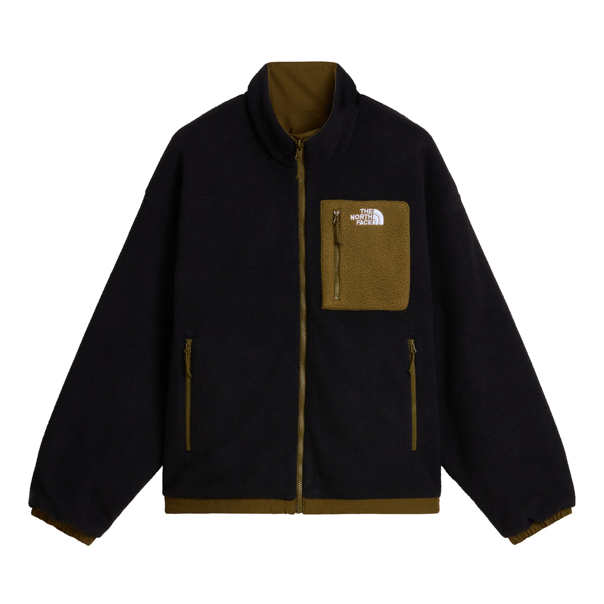 The North Face Men's Yumiori Reversible Fleece Jacket Caraway Seed/TNF Black / Small - 53 Degrees North