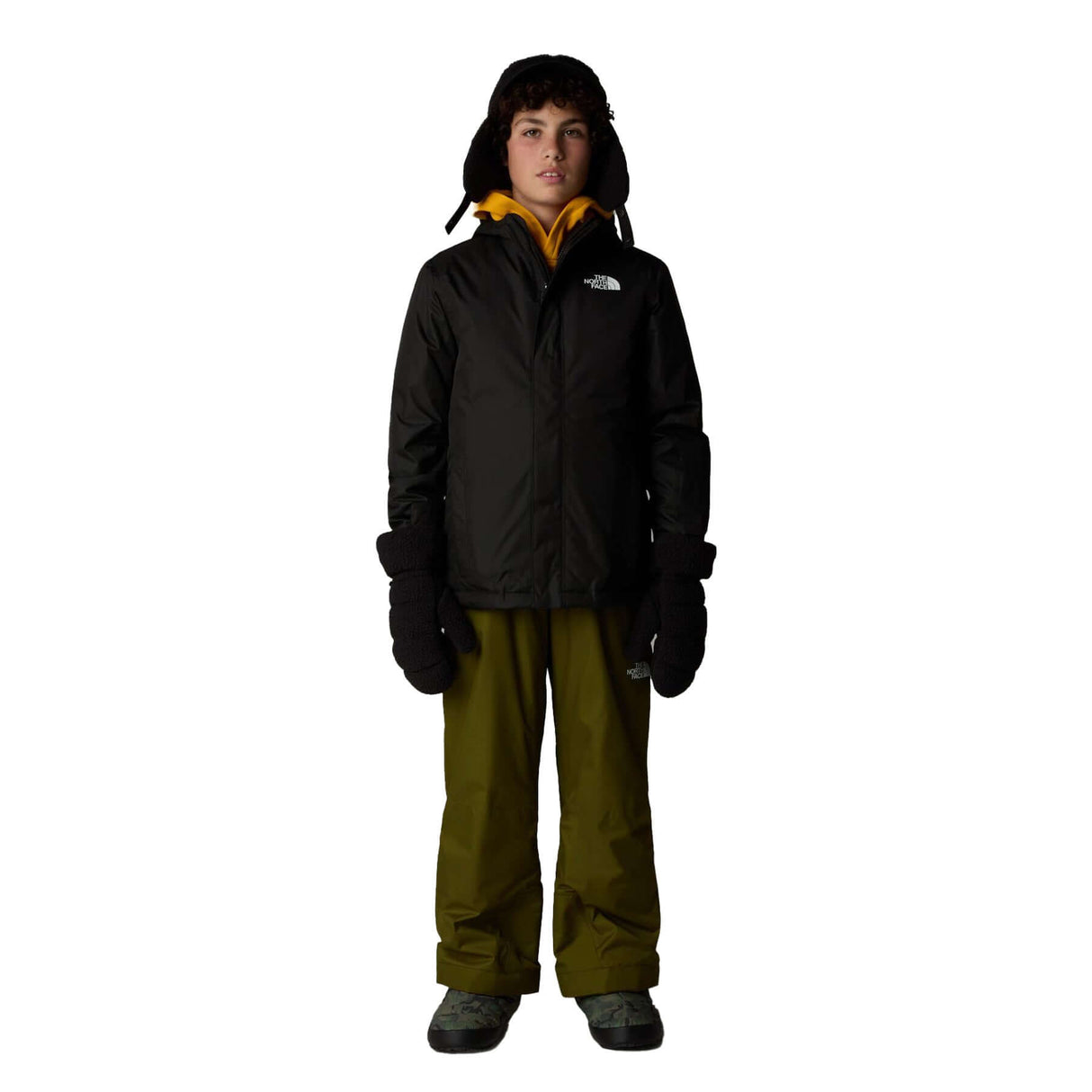 The North Face Kids' Snowquest Ski Jacket TNF Black / Age 5-6-TNF Black / Age 7-8-TNF Black / Age 9-10-TNF Black / Age 11-12-TNF Black / Age 13-14 #- 53 Degrees North