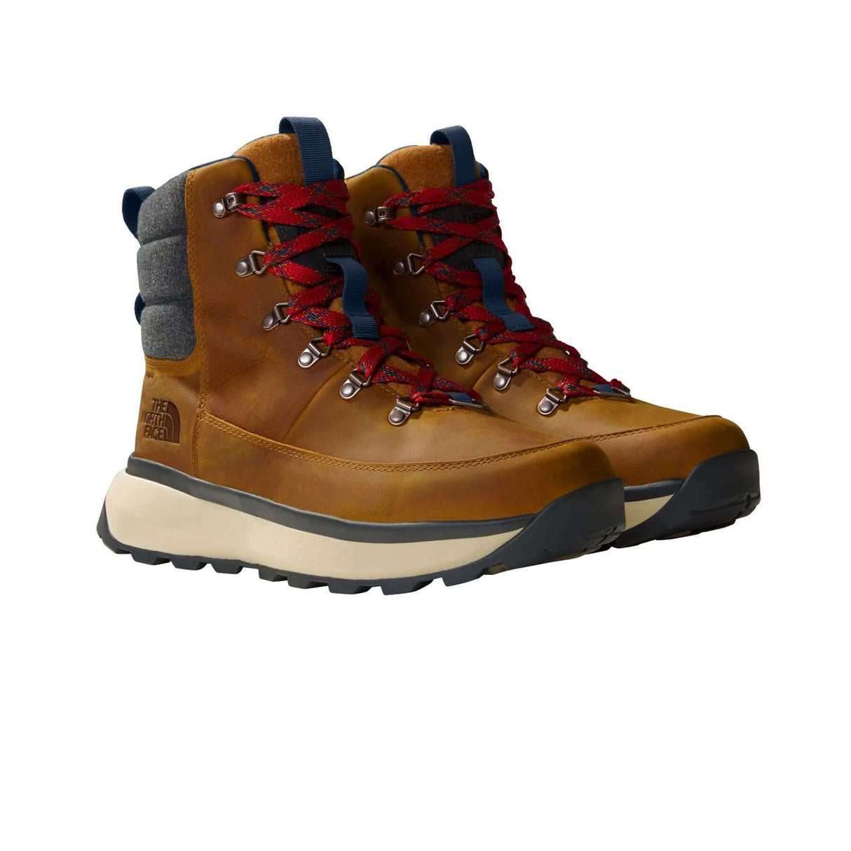 The North Face Men's Bergen Leather Waterproof Snow Boots Timber Tan/TNF Red / UK 8-Timber Tan/TNF Red / UK 9-Timber Tan/TNF Red / UK 10-Timber Tan/TNF Red / UK 11-Timber Tan/TNF Red / UK 12 #- 53 Degrees North