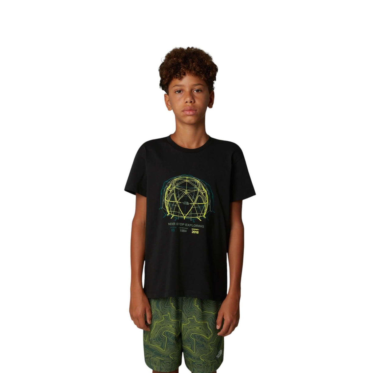 The North Face Boys' Graphic Relaxed T-Shirt TNF Black / Age 7-8-TNF Black / Age 9-10-TNF Black / Age 11-12-TNF Black / Age 14-16-TNF Black / Age 18-20 #- 53 Degrees North